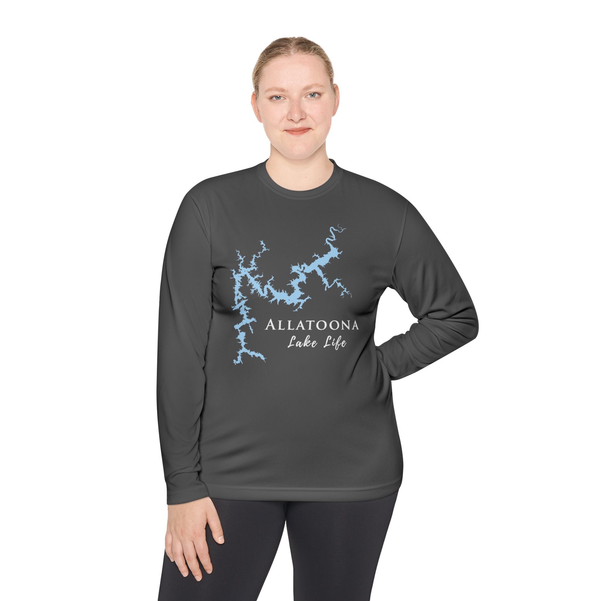 Allatoona Lake Life Dri-fit Boating Shirt – Breathable Material – Men's Long Sleeve Moisture Wicking Tee – Georgia Lake