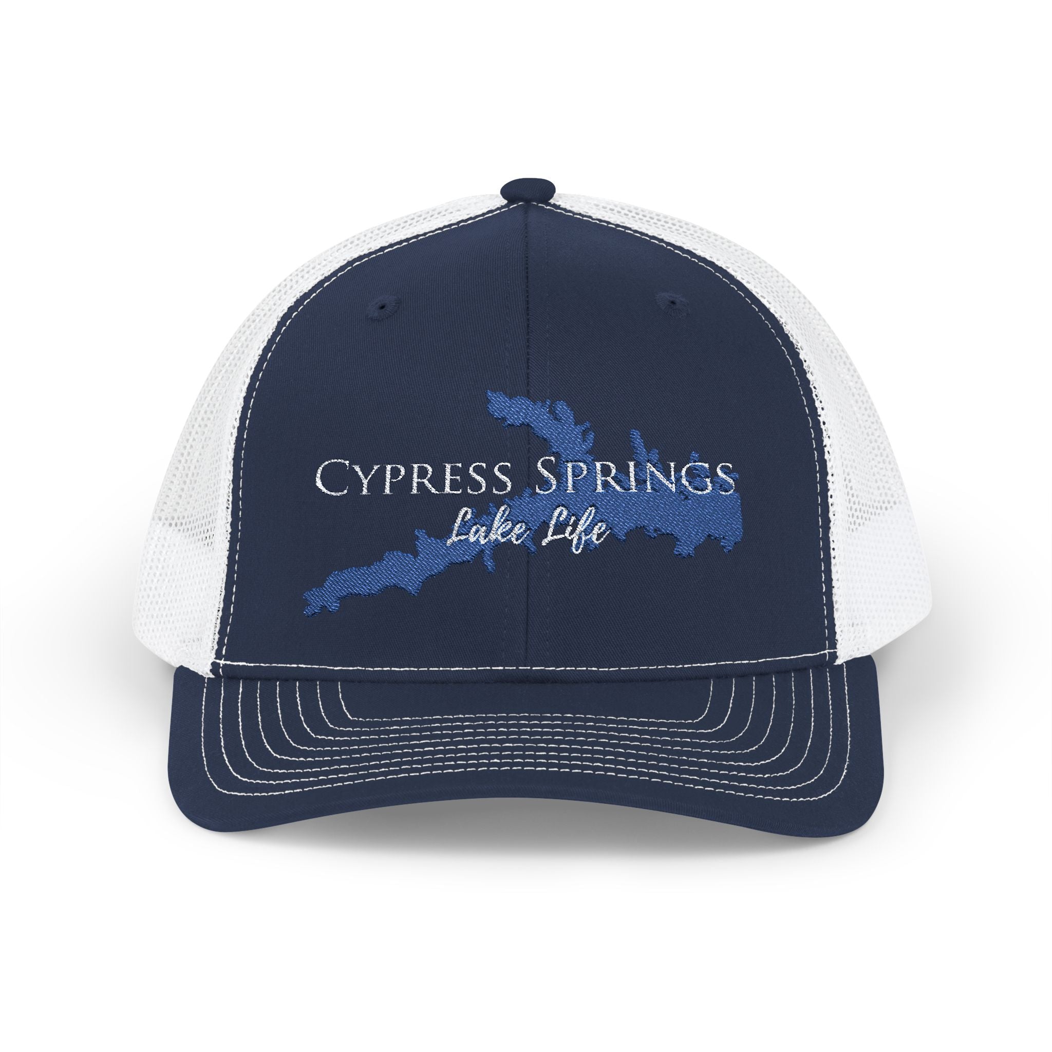 Cypress Springs Lake Life Trucker Hat - Texas Lake