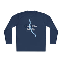 Cayuga Dri-fit Boating Shirt – Breathable Material – Men's Long Sleeve Moisture Wicking Tee – New York Lake