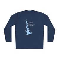 Eagle Mountain Lake Life Dri-fit Boating Shirt – Breathable Material – Men's Long Sleeve Moisture Wicking Tee – Texas Lake