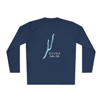 Keuka Lake Life Dri-fit Boating Shirt – Breathable Material – Men's Long Sleeve Moisture Wicking Tee – New York Lake