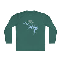 Kerr Lake Life Dri-fit Boating Shirt – Breathable Material – Men's Long Sleeve Moisture Wicking Tee – North Carolina and Virginia Lake