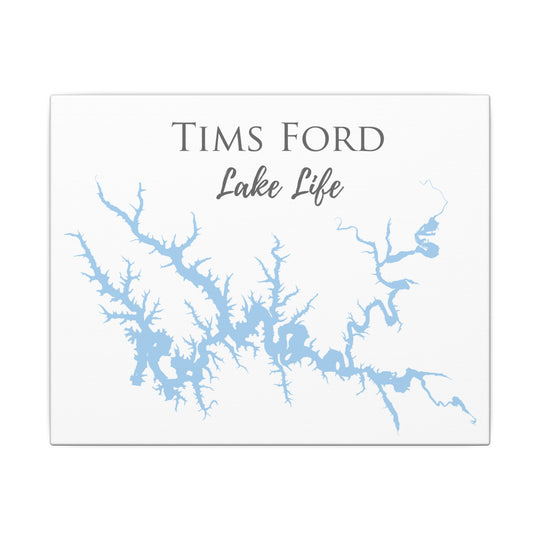 Tims Ford Lake Life  - Canvas Gallery Wrap - Canvas Print -  Tennessee Lake