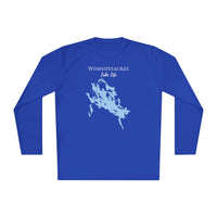 Winnipesaukee Lake Life Dri-fit Boating Shirt – Breathable Material – Men's Long Sleeve Moisture Wicking Tee – New Hampshire Lake