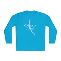 Cayuga Dri-fit Boating Shirt – Breathable Material – Men's Long Sleeve Moisture Wicking Tee – New York Lake