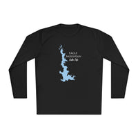 Eagle Mountain Lake Life Dri-fit Boating Shirt – Breathable Material – Men's Long Sleeve Moisture Wicking Tee – Texas Lake
