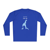 Loon Lake Life Dri-fit Boating Shirt – Breathable Material – Men's Long Sleeve Moisture Wicking Tee – New York Lake
