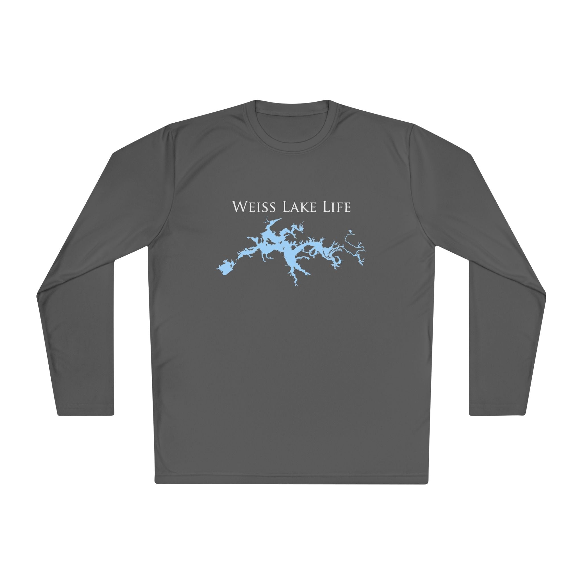 Weiss Lake Life Dri-fit Boating Shirt – Breathable Material – Men's Long Sleeve Moisture Wicking Tee – Georgia and Alabama Lake