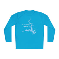 Harding Lake Life Dri-fit Boating Shirt – Breathable Material – Men's Long Sleeve Moisture Wicking Tee – Georgia Lake