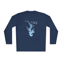 Norman Lake Life Dri-fit Boating Shirt – Breathable Material – Men's Long Sleeve Moisture Wicking Tee – North Carolina Lake