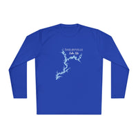 Shelbyville Lake Life Dri-fit Boating Shirt – Breathable Material – Men's Long Sleeve Moisture Wicking Tee – Illinois Lake