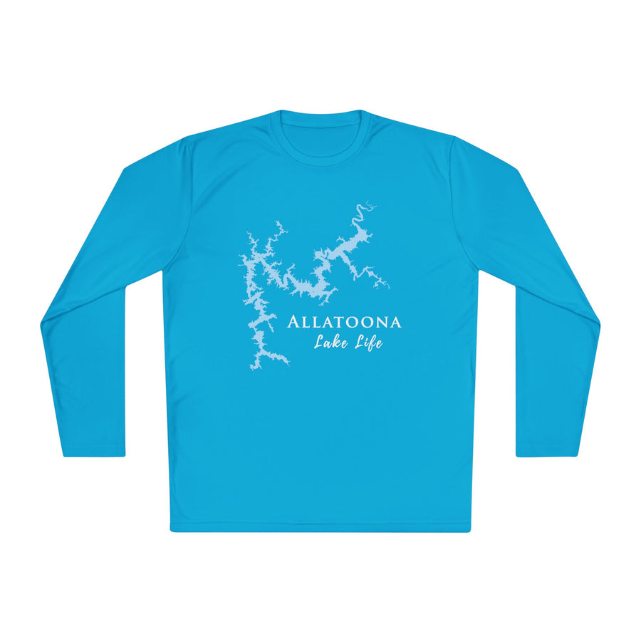 Allatoona Lake Life Dri-fit Boating Shirt – Breathable Material – Men's Long Sleeve Moisture Wicking Tee – Georgia Lake