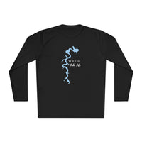 Yough Lake Life Dri-fit Boating Shirt – Youghiogheny River Lake - Breathable Material – Men's Long Sleeve Moisture Wicking Tee – Pennsylvania Lake