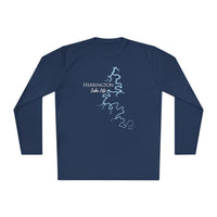 Herrington Lake Life Dri-fit Boating Shirt – Breathable Material – Men's Long Sleeve Moisture Wicking Tee – Kentucky Lake