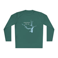 Hartwell Lake Life Dri-fit Boating Shirt – Breathable Material – Men's Long Sleeve Moisture Wicking Tee – South Carolina Lake