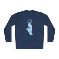Burt Lake Life Dri-fit Boating Shirt – Breathable Material – Men's Long Sleeve Moisture Wicking Tee – Michigan Lake