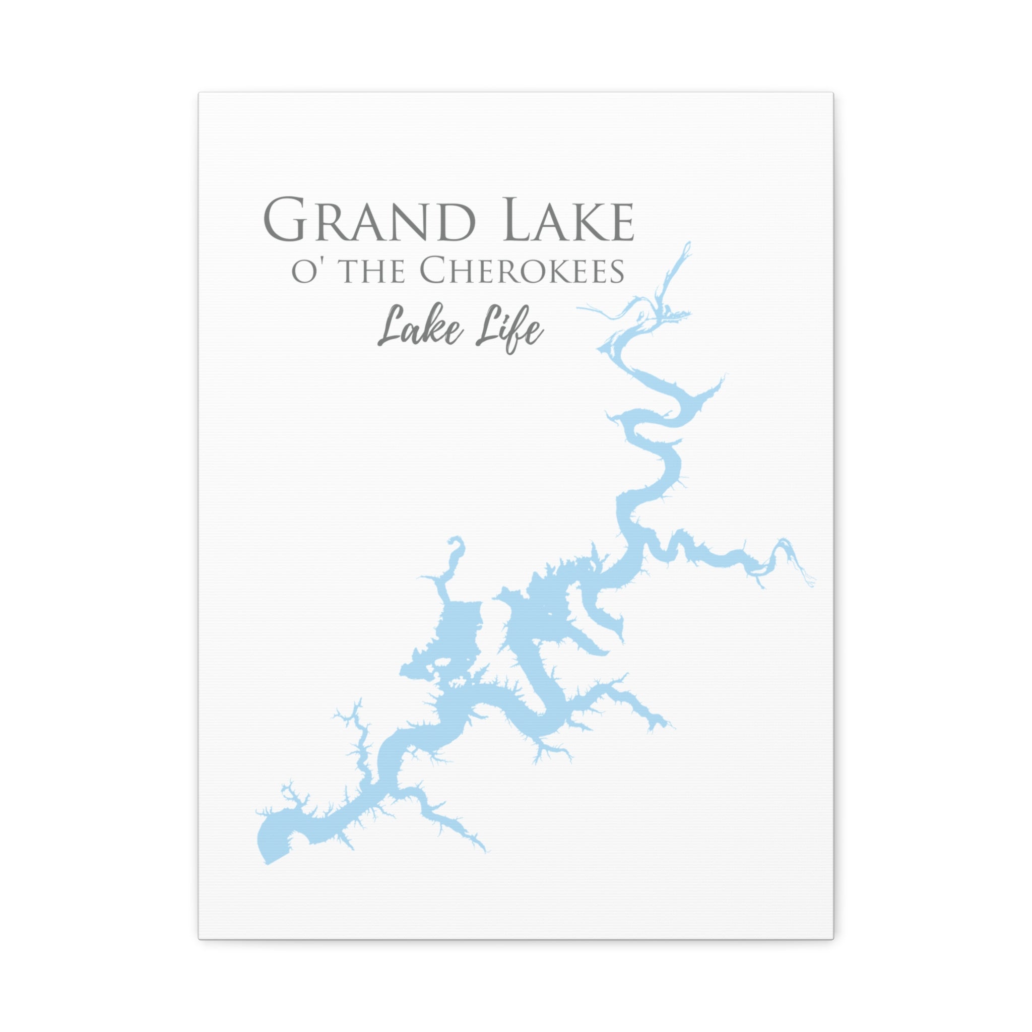 Grand Lake O' the Cherokees Lake Life - Canvas Gallery Wrap - Canvas Print - Oklahoma Lake