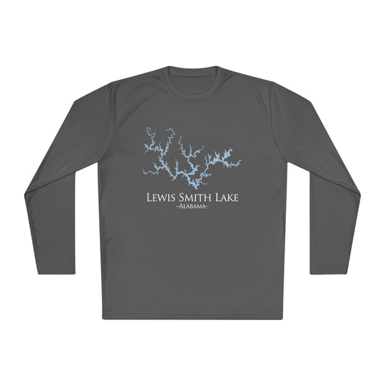 Lewis Smith Lake Dri-fit Boating Shirt – Breathable Material – Men's Long Sleeve Moisture Wicking Tee – Alabama Lake