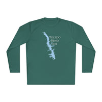 Toledo Bend Lake Life Dri-fit Boating Shirt – Breathable Material – Men's Long Sleeve Moisture Wicking Tee – Louisiana and Texas Lake