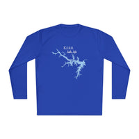 Kerr Lake Life Dri-fit Boating Shirt – Breathable Material – Men's Long Sleeve Moisture Wicking Tee – North Carolina and Virginia Lake