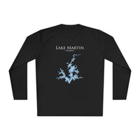 Lake Martin Dri-fit Boating Shirt – Breathable Material – Men's Long Sleeve Moisture Wicking Tee – Alabama Lake