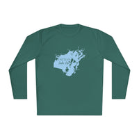 Indian Lake Life Dri-fit Boating Shirt – Breathable Material – Men's Long Sleeve Moisture Wicking Tee – Ohio Lake