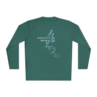 Herrington Lake Life Dri-fit Boating Shirt – Breathable Material – Men's Long Sleeve Moisture Wicking Tee – Kentucky Lake