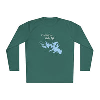 Canyon Lake Life Dri-fit Boating Shirt – Breathable Material – Men's Long Sleeve Moisture Wicking Tee – Texas Lake