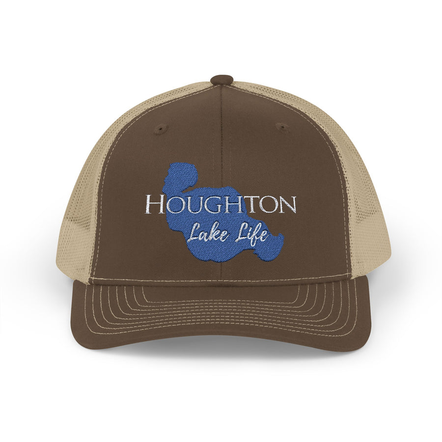 Houghton Lake Life Trucker Hat - Michigan Lake