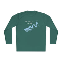 Douglas Lake Life Dri-fit Boating Shirt – Breathable Material – Men's Long Sleeve Moisture Wicking Tee – Tennessee Lake
