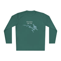 Ozarks Lake Life Dri-fit Boating Shirt – Breathable Material – Men's Long Sleeve Moisture Wicking Tee – Arkansas Lake