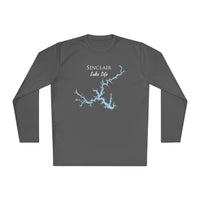 Sinclair Lake Life Dri-fit Boating Shirt – Breathable Material – Men's Long Sleeve Moisture Wicking Tee – Georgia Lake