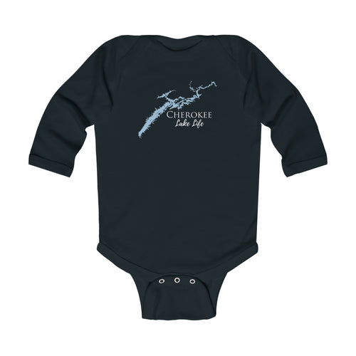 Cherokee Lake Life Onsie - Durable Lake Onsie - Infant Long Sleeve Bodysuit - Tennessee Lake