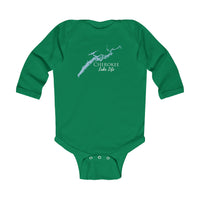 Cherokee Lake Life Onsie - Durable Lake Onsie - Infant Long Sleeve Bodysuit - Tennessee Lake