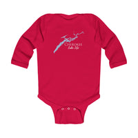 Cherokee Lake Life Onsie - Durable Lake Onsie - Infant Long Sleeve Bodysuit - Tennessee Lake