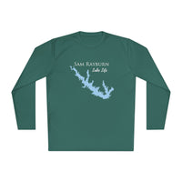 Sam Rayburn Lake Life Dri-fit Boating Shirt – Breathable Material – Men's Long Sleeve Moisture Wicking Tee – Texas Lake