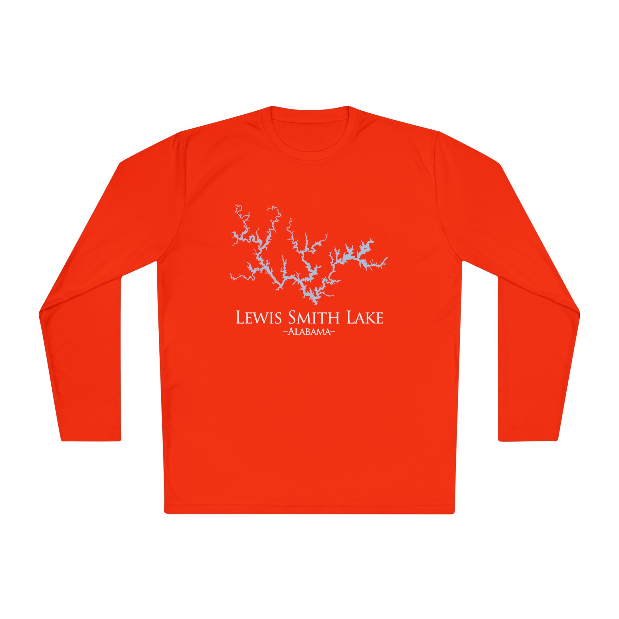 Lewis Smith Lake Dri-fit Boating Shirt – Breathable Material – Men's Long Sleeve Moisture Wicking Tee – Alabama Lake