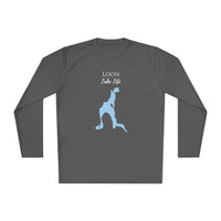 Loon Lake Life Dri-fit Boating Shirt – Breathable Material – Men's Long Sleeve Moisture Wicking Tee – New York Lake