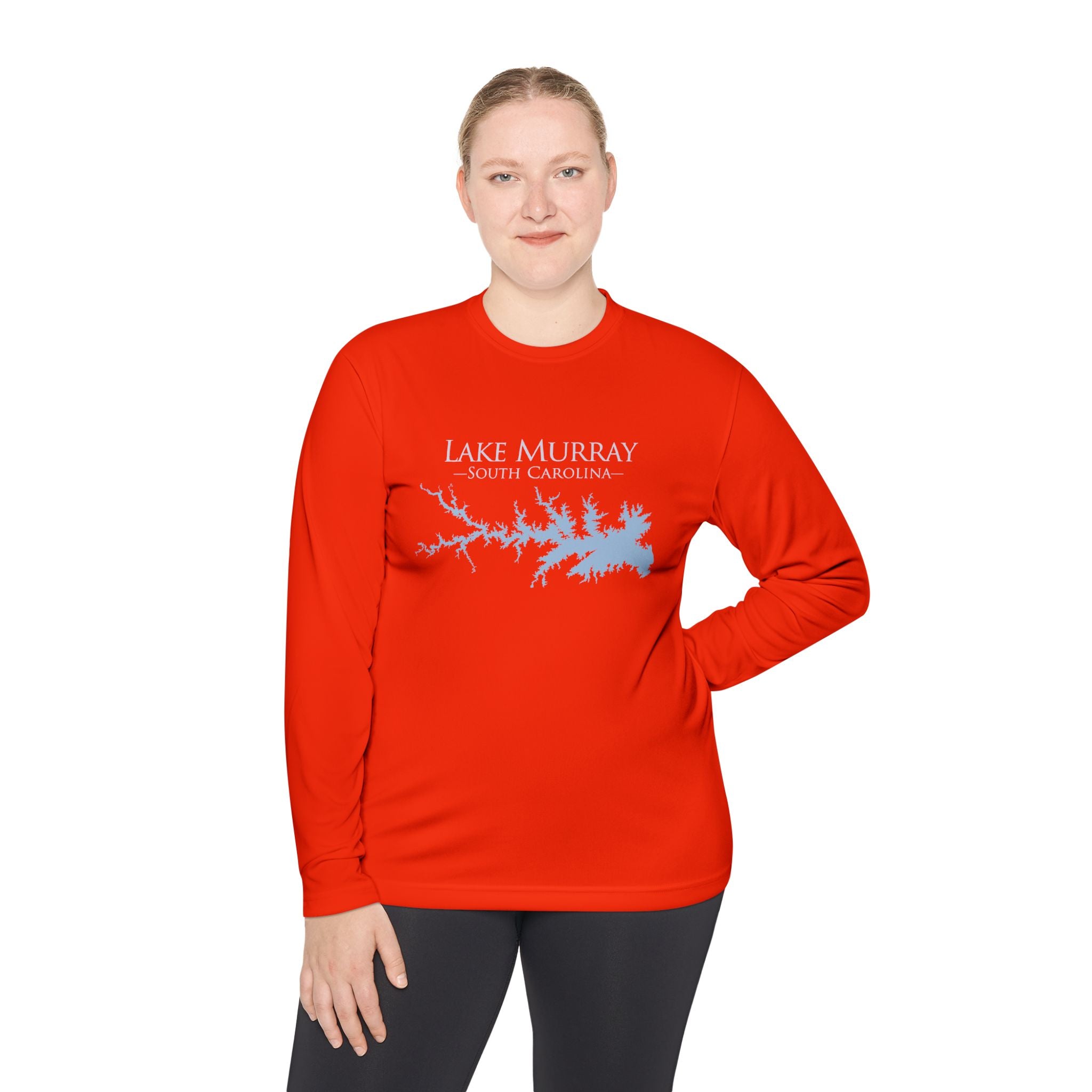 Murray South Carolina Dri-fit Boating Shirt – Breathable Material – Men's Long Sleeve Moisture Wicking Tee – South Carolina Lake