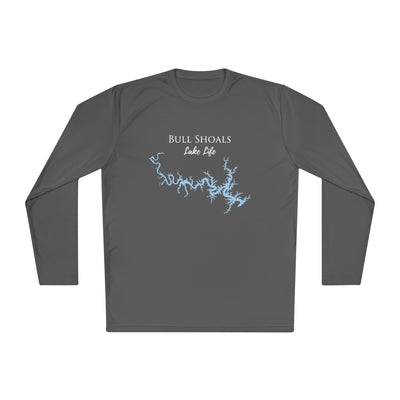 Bull Shoals Lake Life Dri-fit Boating Shirt – Breathable Material – Men's Long Sleeve Moisture Wicking Tee – Arkansas Lake