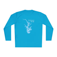 Norman Lake Life Dri-fit Boating Shirt – Breathable Material – Men's Long Sleeve Moisture Wicking Tee – North Carolina Lake