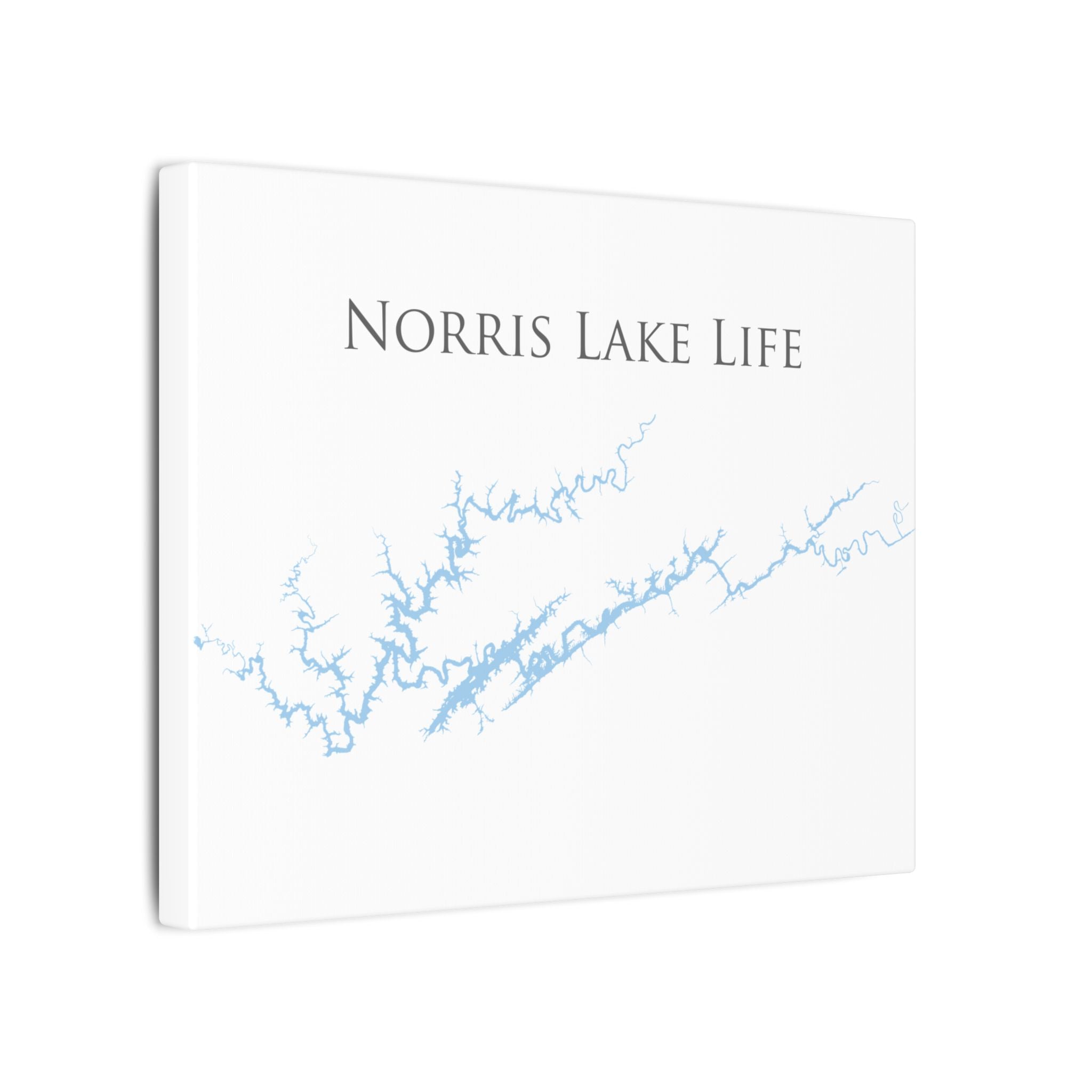 Norris Lake Life  - Canvas Gallery Wrap - Canvas Print -  Tennessee Lake