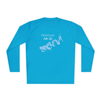 Douglas Lake Life Dri-fit Boating Shirt – Breathable Material – Men's Long Sleeve Moisture Wicking Tee – Tennessee Lake