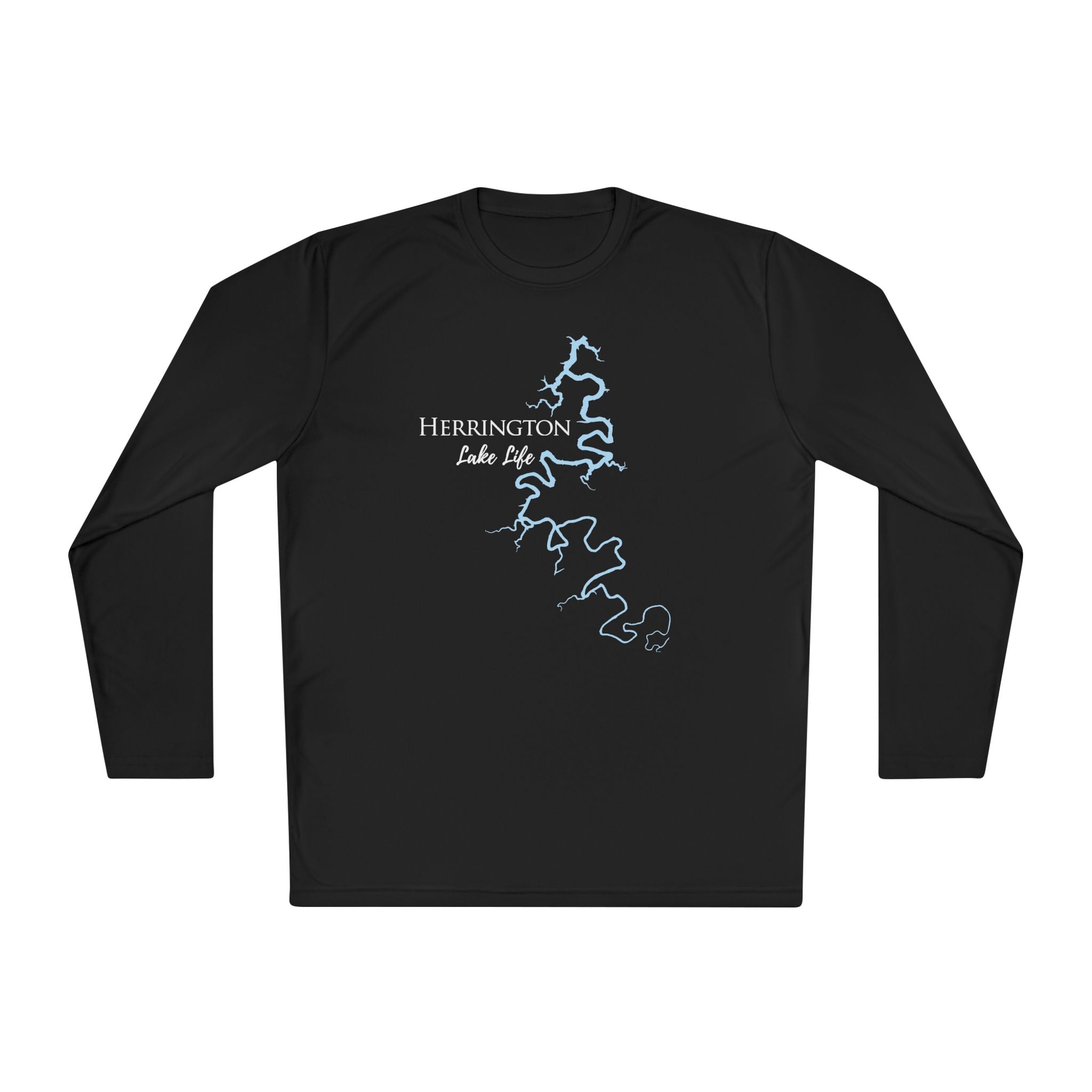 Herrington Lake Life Dri-fit Boating Shirt – Breathable Material – Men's Long Sleeve Moisture Wicking Tee – Kentucky Lake