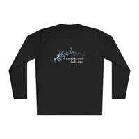Oconee Lake Life Dri-fit Boating Shirt – Breathable Material – Men's Long Sleeve Moisture Wicking Tee – Georgia Lake