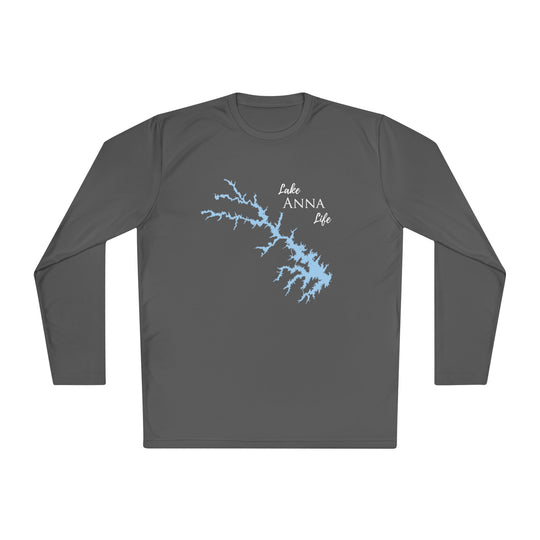 Lake Anna Life Dri-fit Boating Shirt – Breathable Material – Men's Long Sleeve Moisture Wicking Tee – Virginia Lake