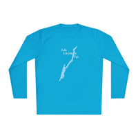 Lake George Life Dri-fit Boating Shirt – Breathable Material – Men's Long Sleeve Moisture Wicking Tee – New York Lake