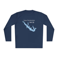 Sam Rayburn Lake Life Dri-fit Boating Shirt – Breathable Material – Men's Long Sleeve Moisture Wicking Tee – Texas Lake