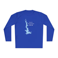 Eagle Mountain Lake Life Dri-fit Boating Shirt – Breathable Material – Men's Long Sleeve Moisture Wicking Tee – Texas Lake