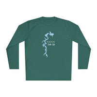 Yough Lake Life Dri-fit Boating Shirt – Youghiogheny River Lake - Breathable Material – Men's Long Sleeve Moisture Wicking Tee – Pennsylvania Lake